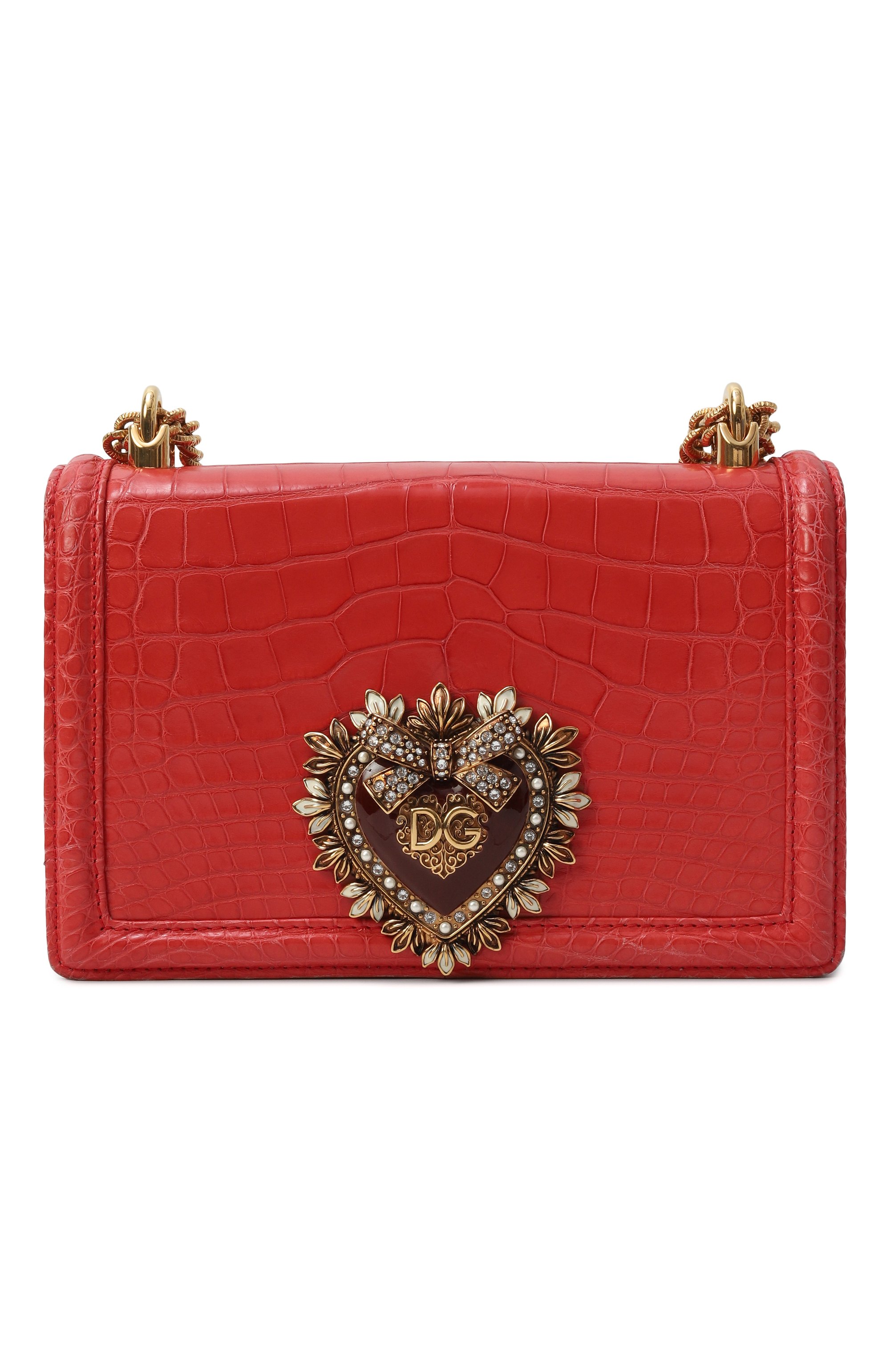 Сумка devotion из кожи аллигатора DOLCE & GABBANA, арт. BB6652/B2DE5/AMIS, фото 1