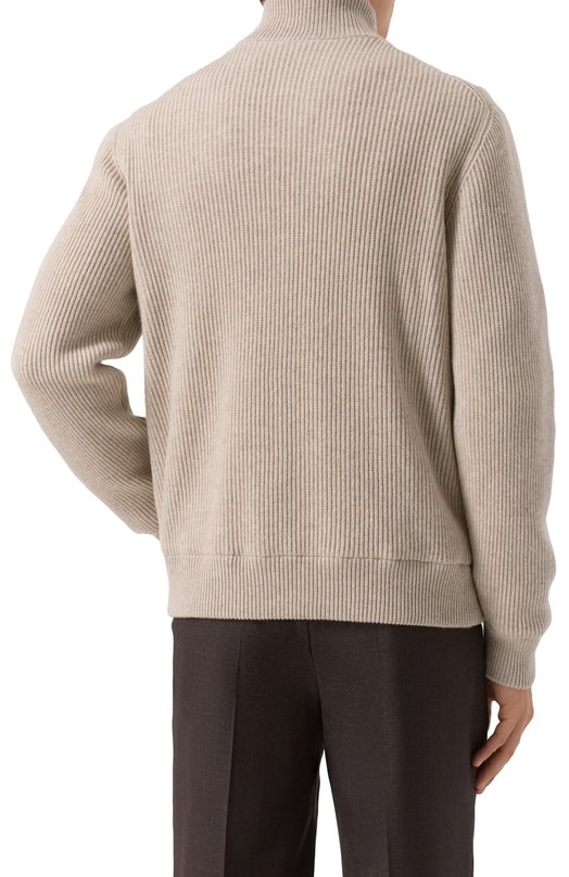 Комбинированный кардиган Brunello Cucinelli MPCLF1955 Серый  MPCLF1955 Фото 4