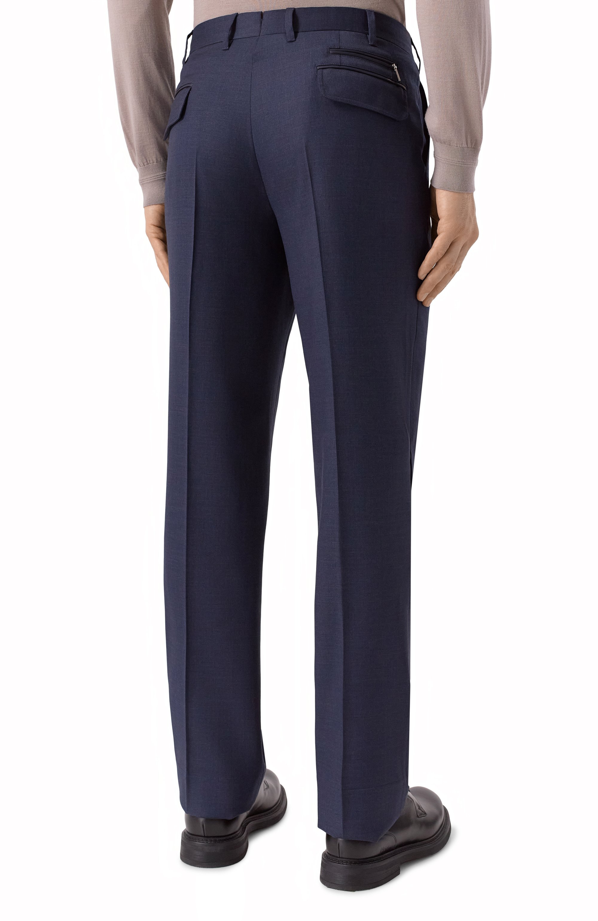 Шерстяные брюки ZILLI, арт. CP0005M020042015U, фото 4