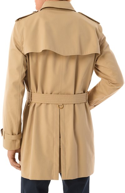 Хлопковый тренч BURBERRY, арт. 8079390, фото 4