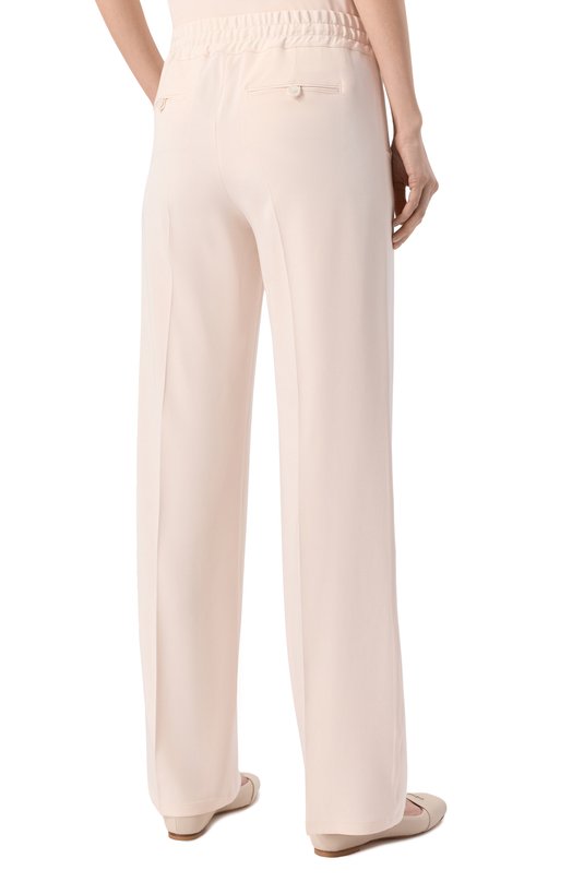 Шелковые брюки Kiton D48122K0977A22 Розовый  D48122K0977A22 Фото 4