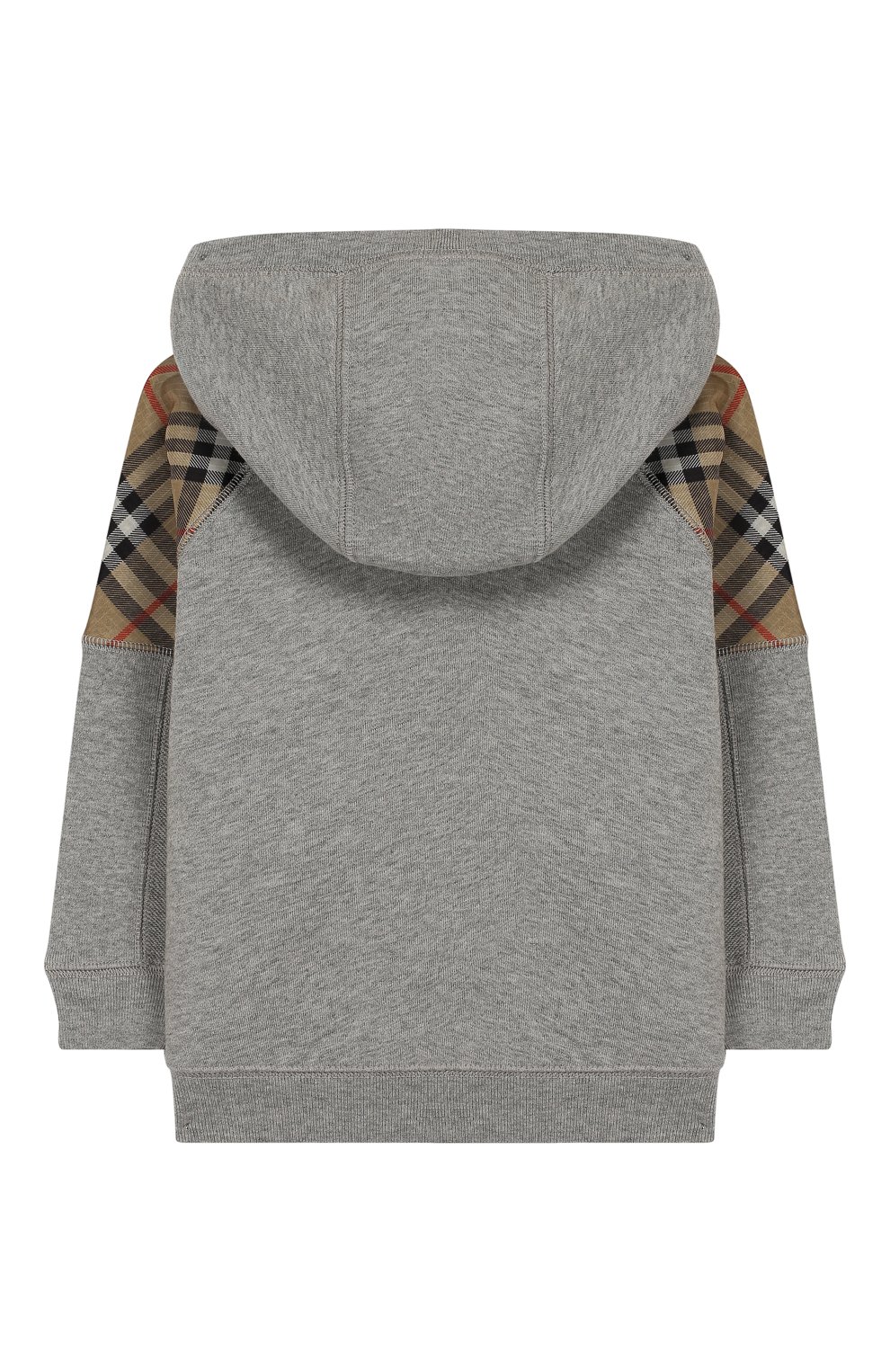 Хлопковый кардиган с капюшоном BURBERRY, арт. 8011053, фото 2