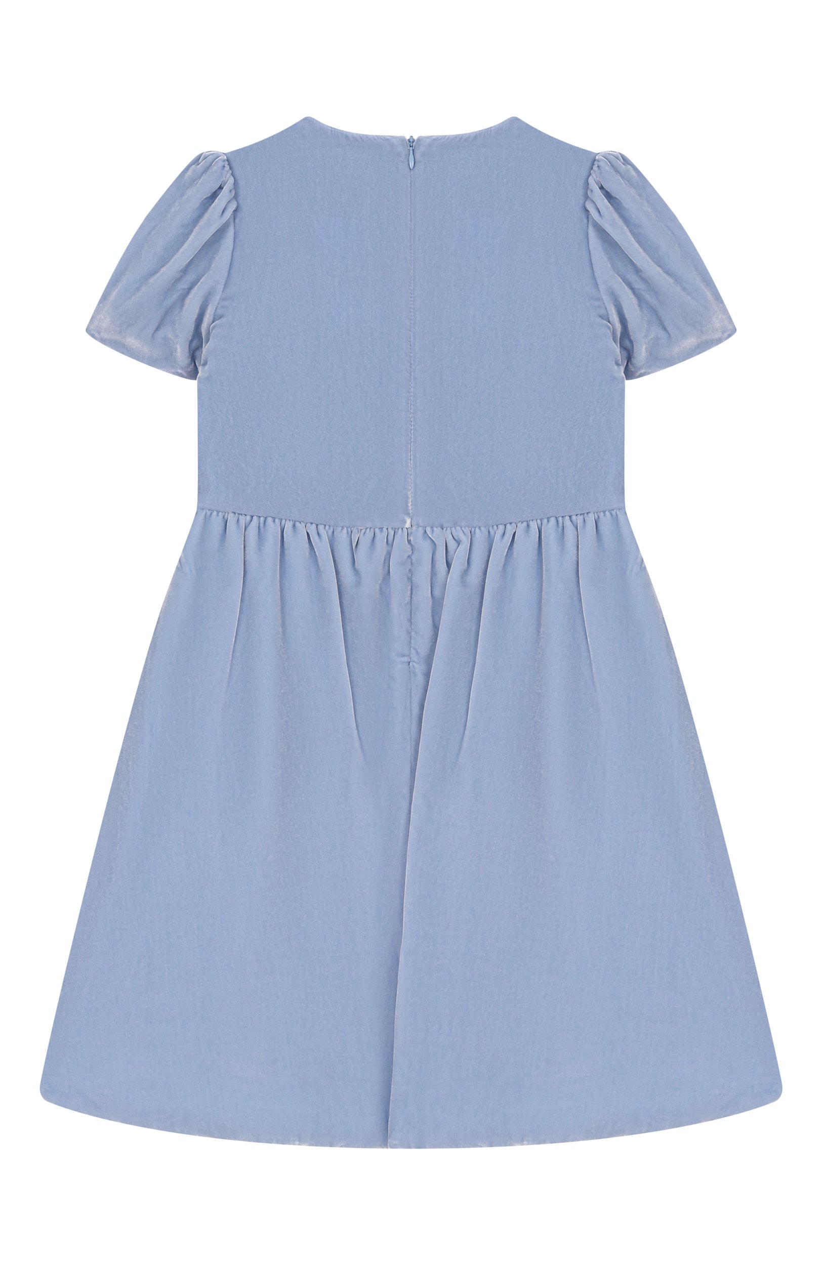 Платье из вискозы и шелка ELIE SAAB KIDS, арт. EFAB149/TS1127_001, фото 2