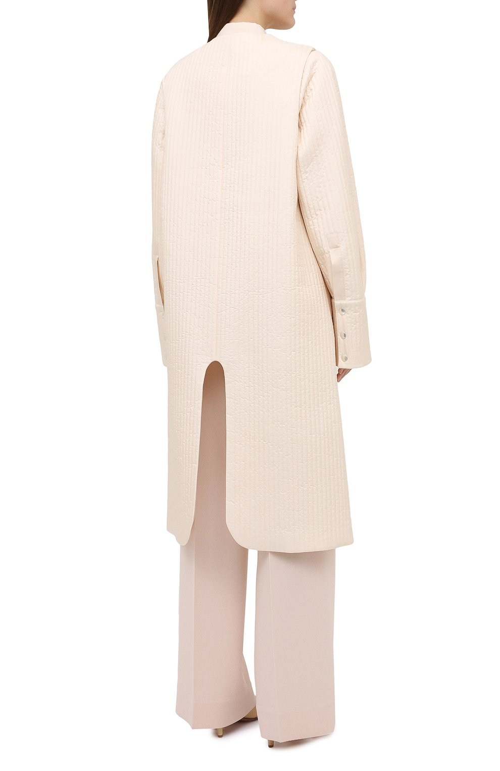 Шелковое пальто JIL SANDER, арт. JSWR435110-WR28174T, фото 4