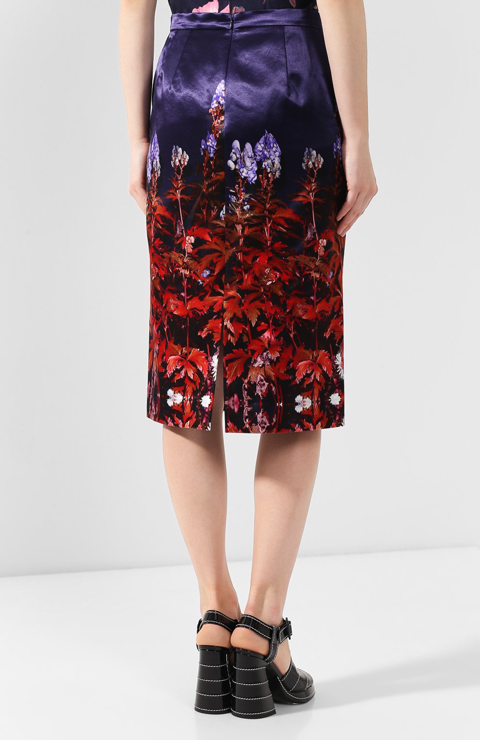 Юбка из смеси хлопка и вискозы DRIES VAN NOTEN, арт. 192-30815-8401, фото 4