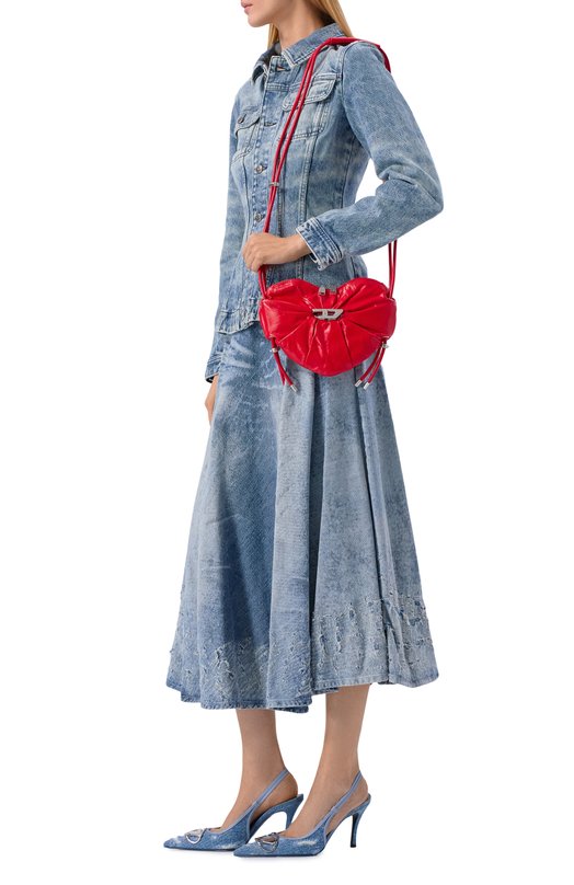 Сумка Scrunch-D Heart Diesel X10465/P1003 Красный  X10465/P1003 Фото 3