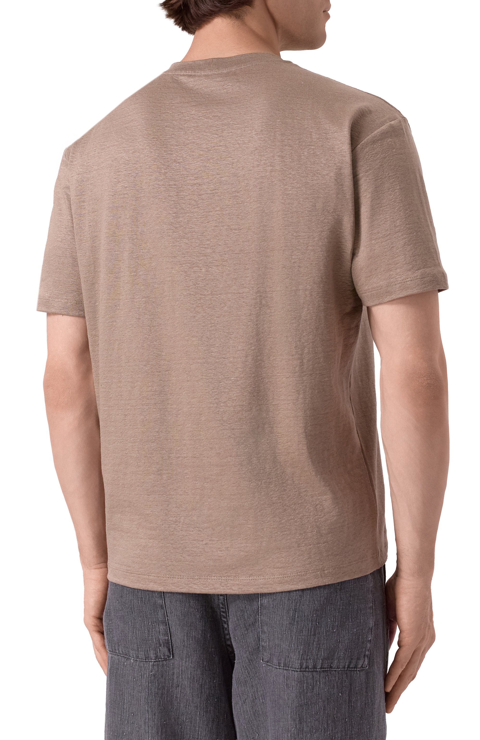 Льняная футболка GIORGIO ARMANI, арт. GM001099/TE13875, фото 4