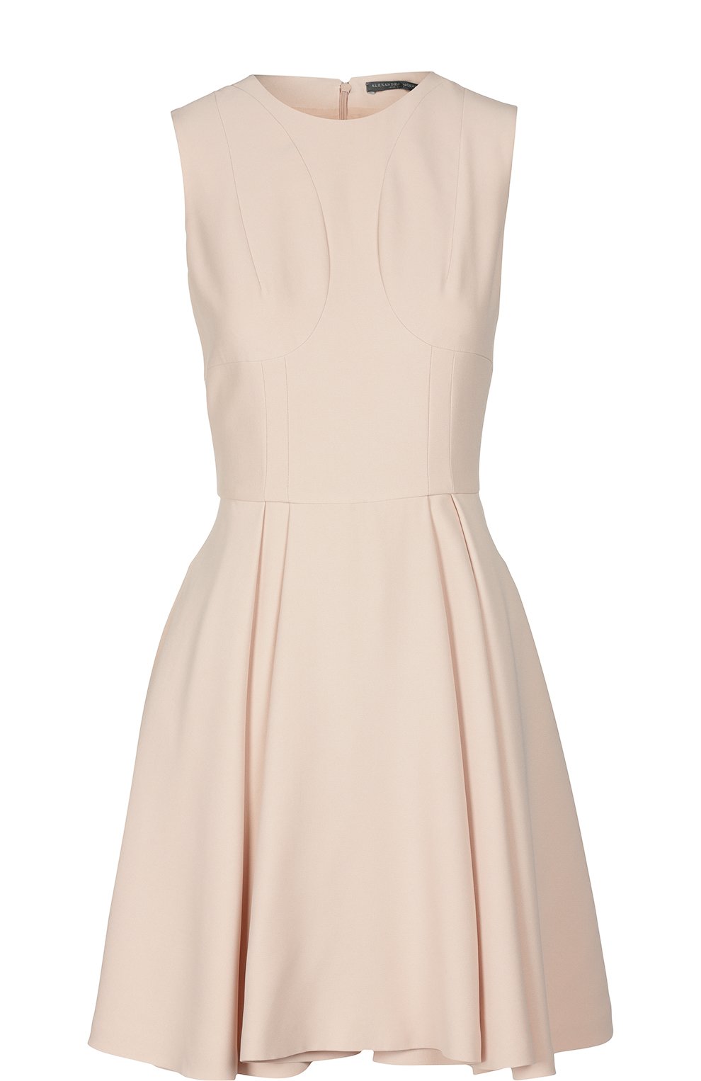 Приталенное платье без рукавов ALEXANDER MCQUEEN, арт. 424482/QGE40, фото 1