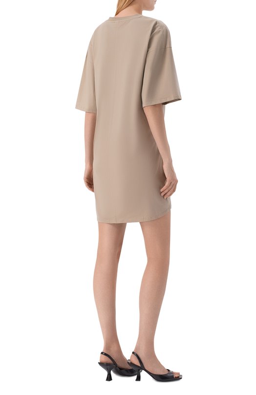 Хлопковое платье Diesel A19232/0NIAX Бежевый  A19232/0NIAX Фото 3