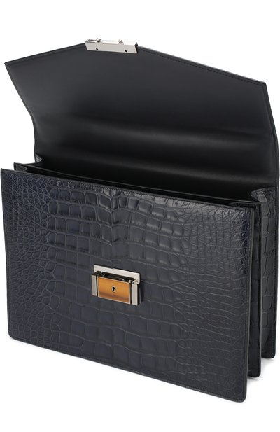 Портфель из кожи аллигатора BRIONI, ар т. 0ITC0L/P7716, фото 4