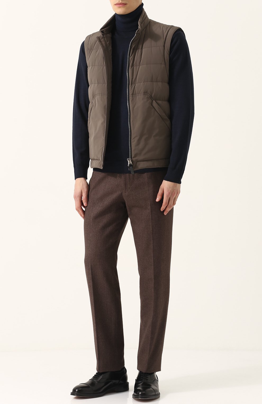 Пуховый стеганый жилет на молнии TOM FORD, арт. BN097/TF0383, фото 2