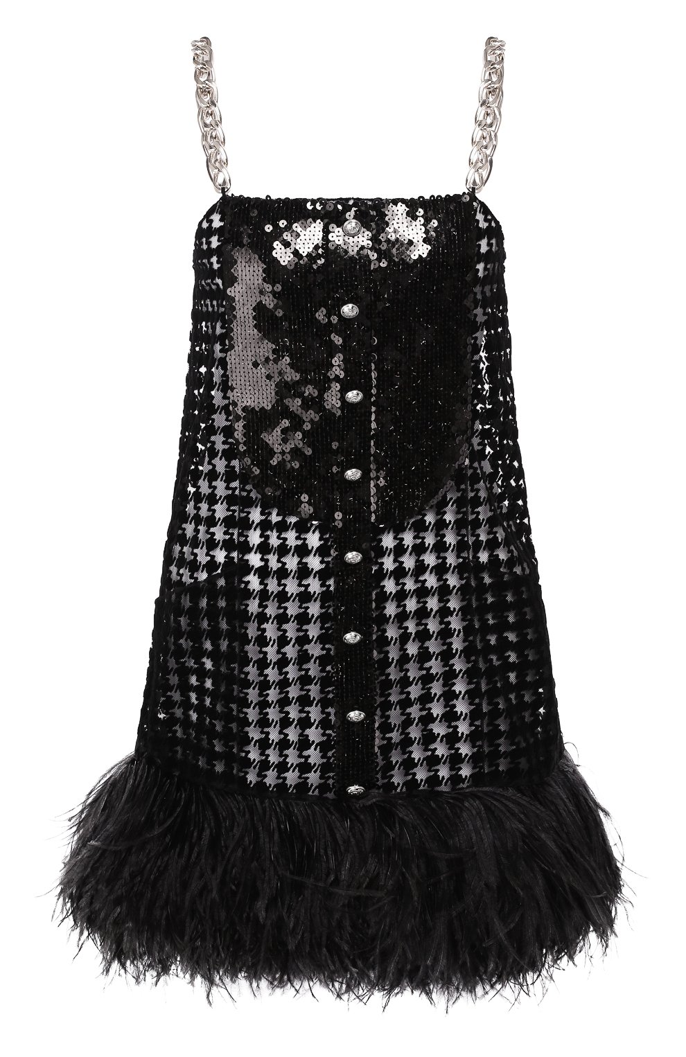 Платье из вискозы BALMAIN, арт. SF06411/V083, фото 1