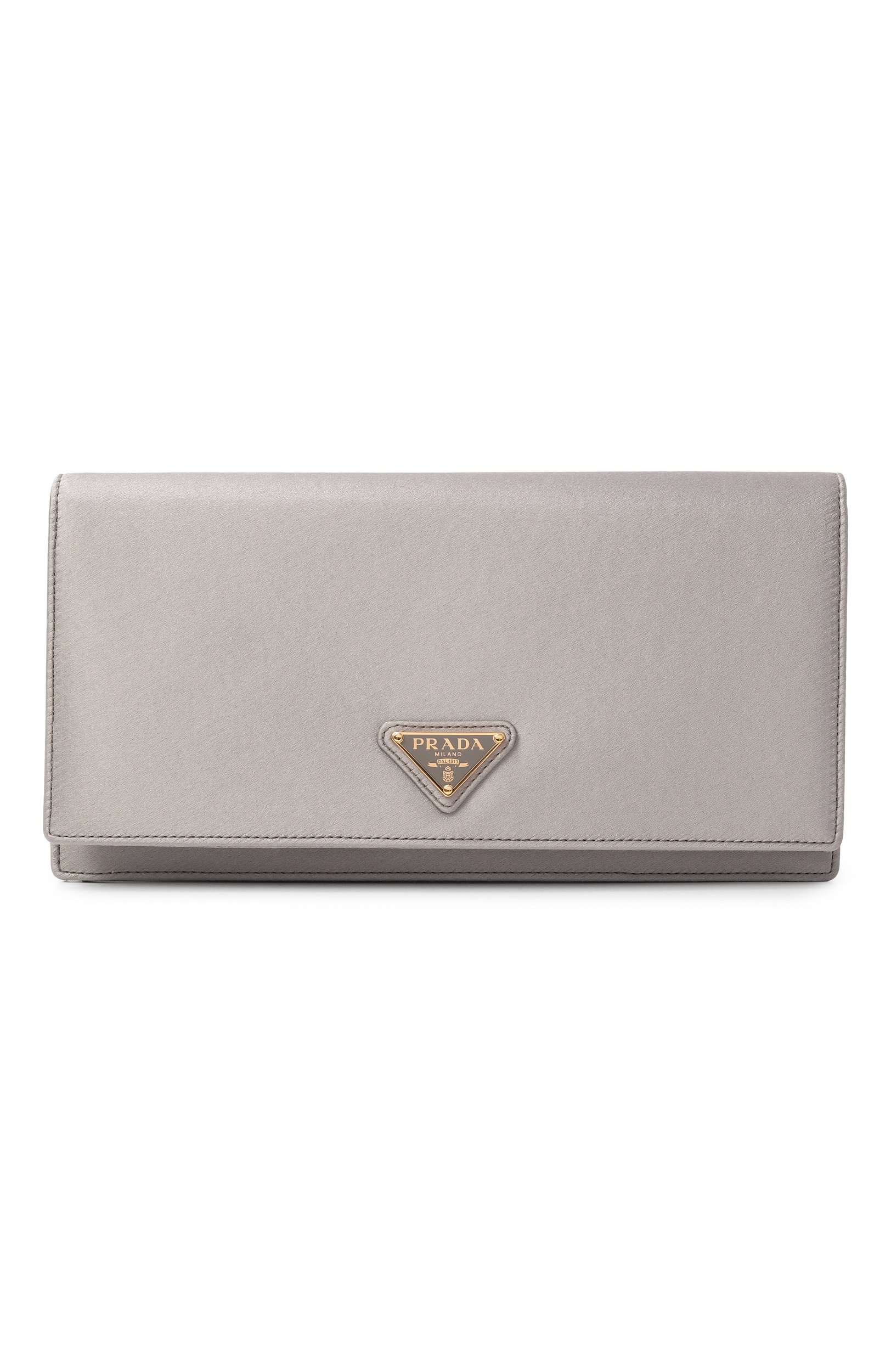 Сумка PRADA светло-серого цвета по цене 228000 руб., арт. 1BD406/AC4, фото 1 Сумка PRADA, арт. 1BD406/AC4, фото 1