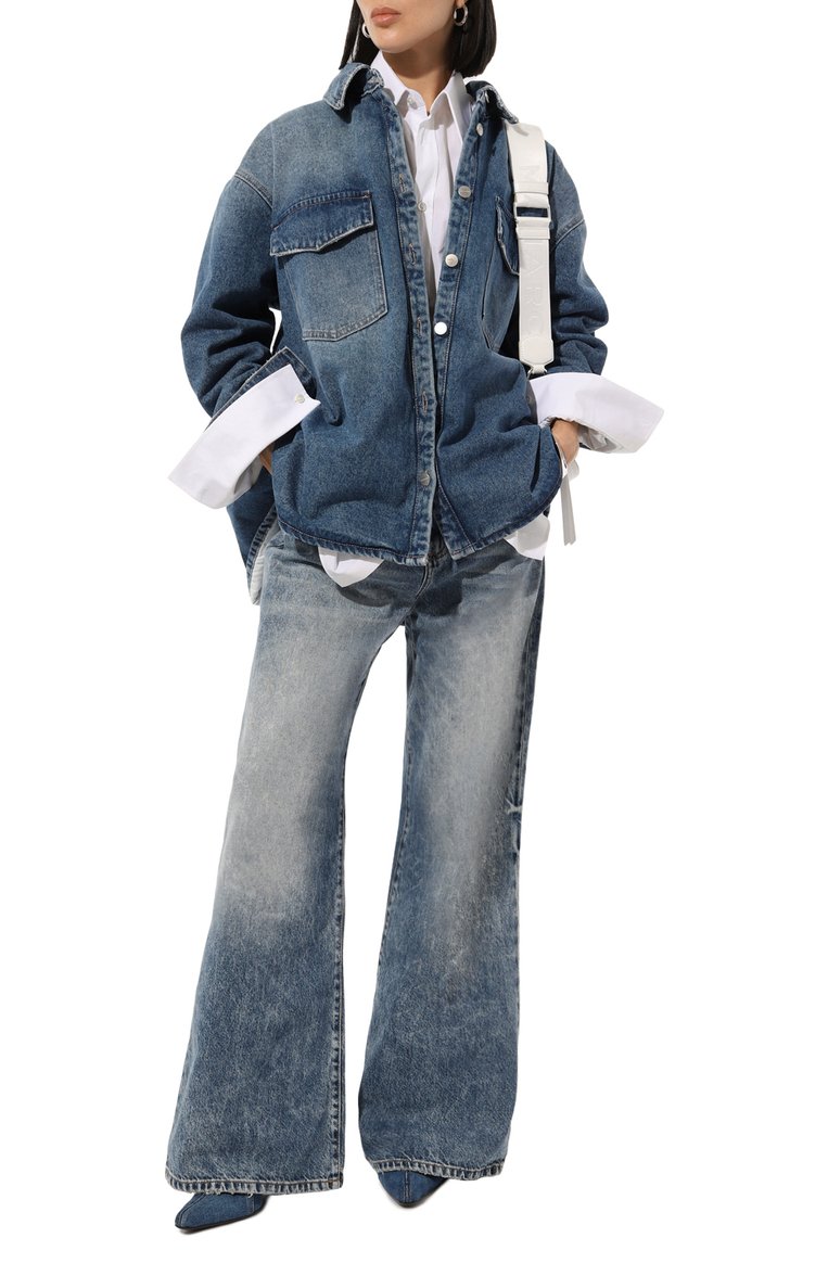 Женские джинсы debby ICON DENIM LA синего цвета, арт. DEBBY/ID8460 | Фото 2 (Длина (брюки, джинсы): Стандартные; Материал внешний: Хлопок, Деним; Кросс-КТ: Деним; Силуэт Ж (брюки и джинсы): Широкие; Стили: Кэжуэл; Детали: Делаве; Автоматизация ТО: Проставлено; Автоматизация состава: Проставлено)
