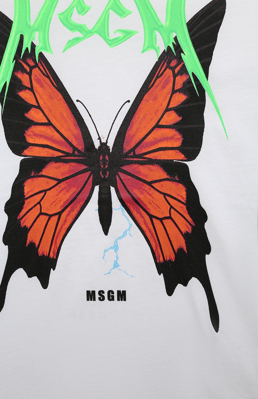 Хлопковая футболка MSGM KIDS, арт. F3MSJGTH061, фото 3