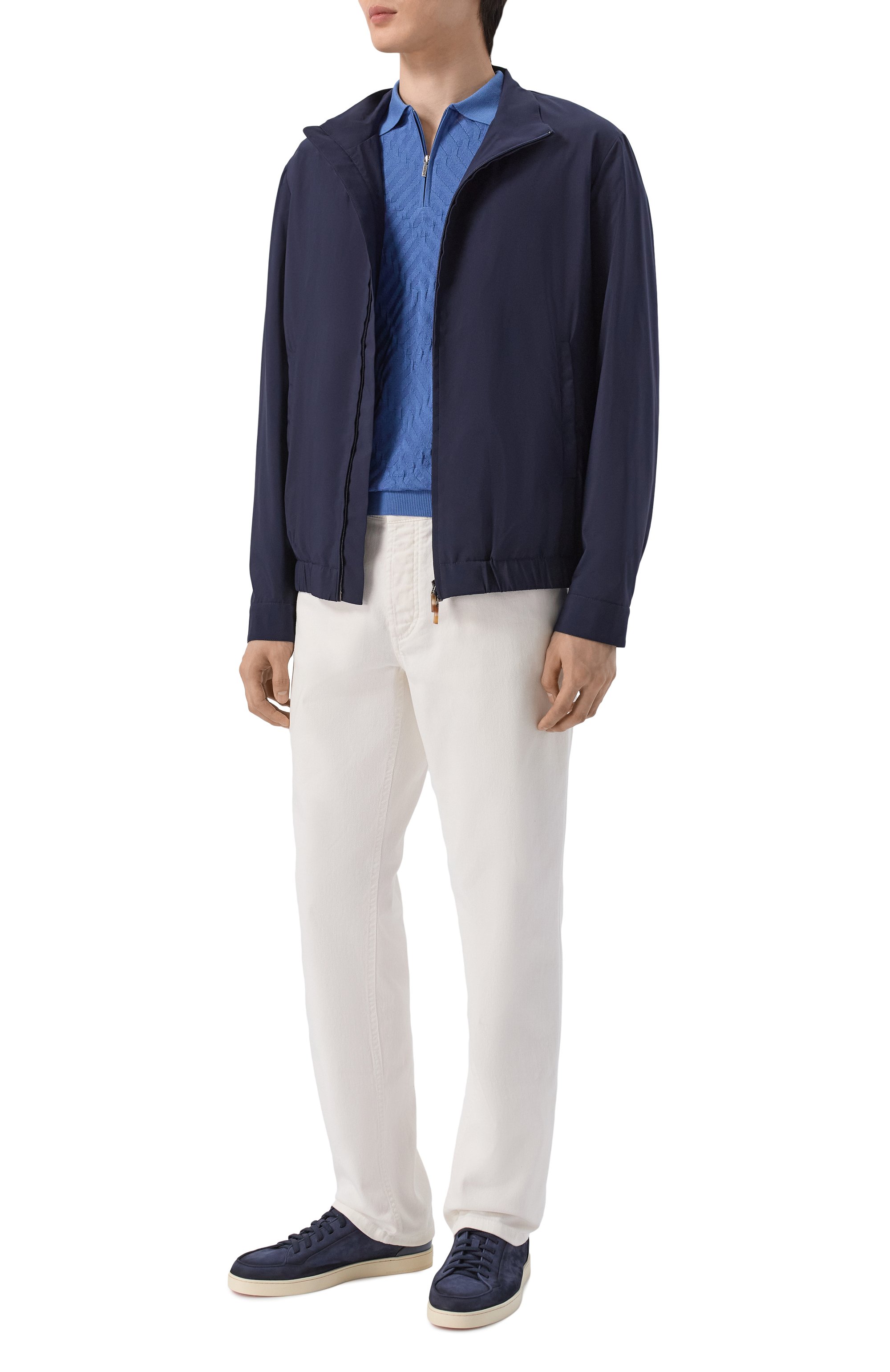 Поло из шелка и хлопка ZILLI, арт. KZP002M0145VVA000, фото 2