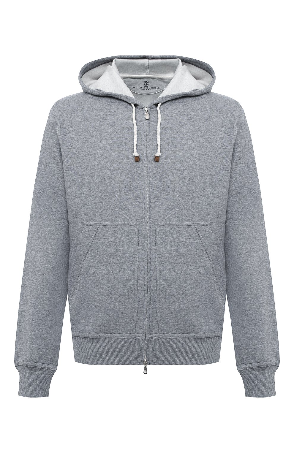 Хлопковая толстовка BRUNELLO CUCINELLI, арт. M0T319069G, фото 1