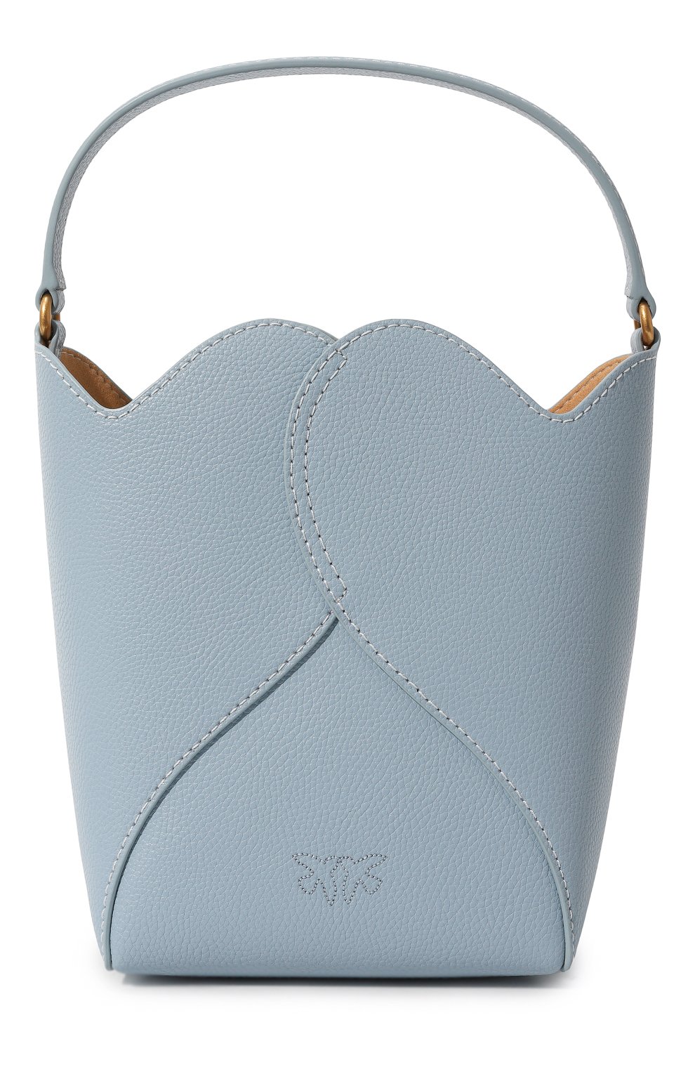 Сумка heart mini PINKO голубого цвета по цене 31100 руб., арт. 103334/A1RM, фото 6 Сумка heart mini PINKO, арт. 103334/A1RM, фото 6