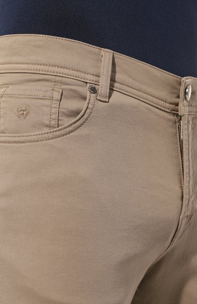 Брюки из хлопка и шелка MARCO PESCAROLO, арт. NERAN0M18/47J01, фото 5