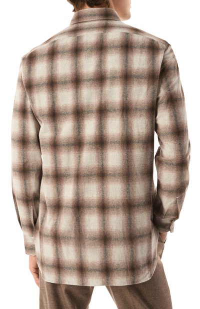 Хлопковая рубашка KITON, арт. UCIH0903402, фото 4