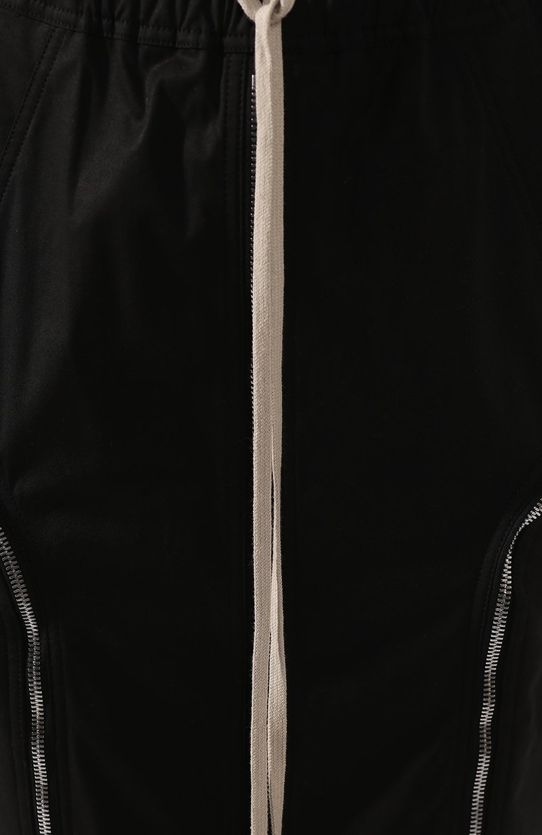 Женская хлопковая юбка RICK OWENS черного цвета, арт. RP20S1335/TE | Фото 5 (Материал внешний: Хлопок; Длина Ж (юбки, платья, шорты): Макси; Статус проверки: Проверена категория; Женское Кросс-КТ: Юбка-одежда)