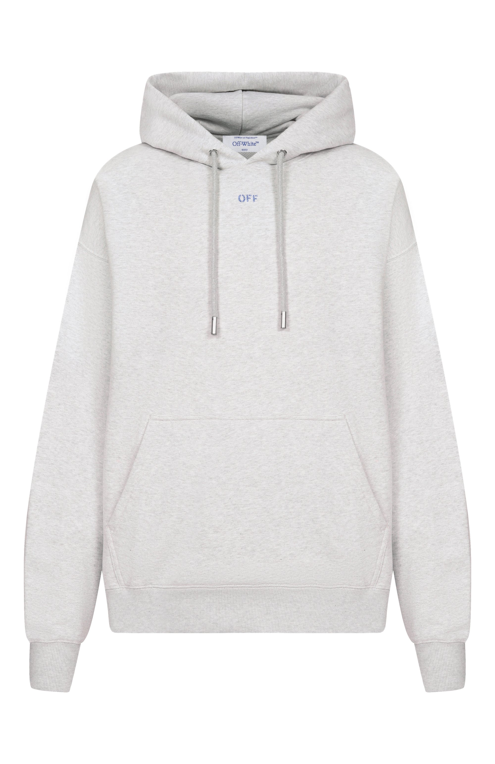 Хлопковое худи OFF-WHITE, арт. 0MBB085F25FLE00H, фото 1