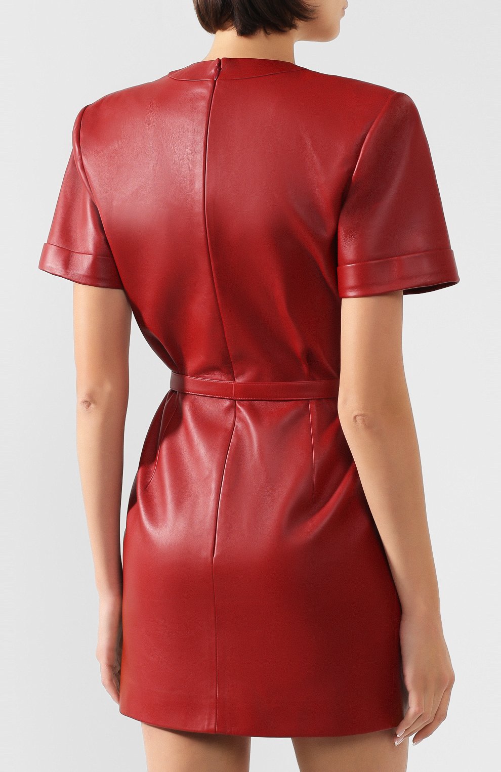 Кожаное платье ALEXANDRE VAUTHIER, арт. 201LDR1200C 0404, фото 4