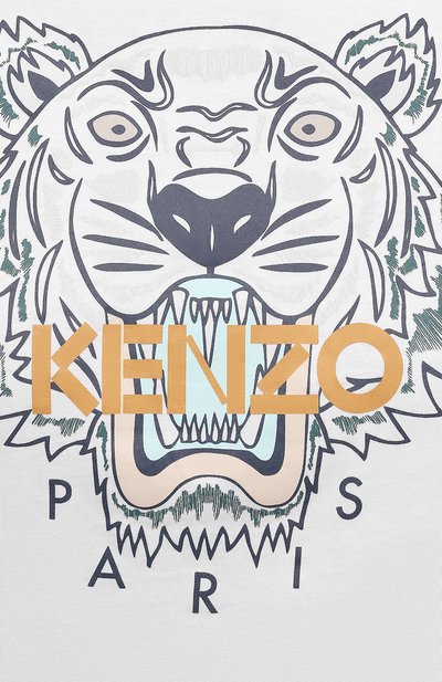 Хлопковая футболка KENZO, арт. FB62TS8464YB, фото 5