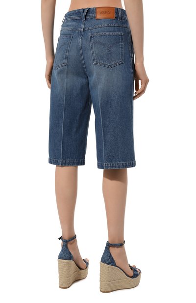 Джинсовые шорты VERSACE, арт. 1011776/1A10023, фото 4