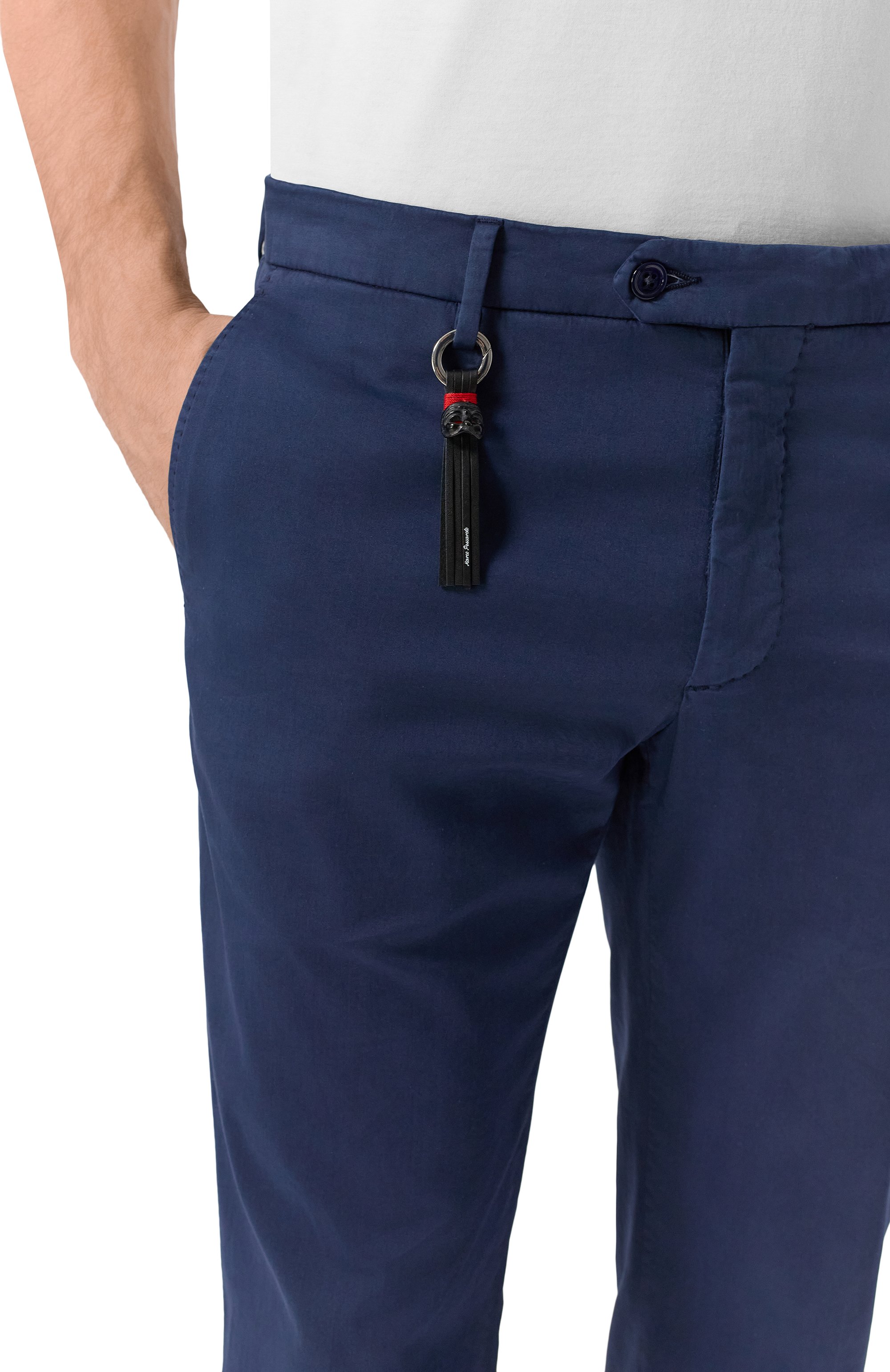 Брюки из хлопка и шелка MARCO PESCAROLO, арт. SLIM80/5100, фото 5