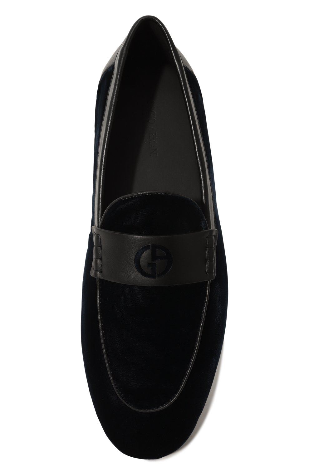 Текстильные лоферы GIORGIO ARMANI, арт. X2B127/XR268, фото 6