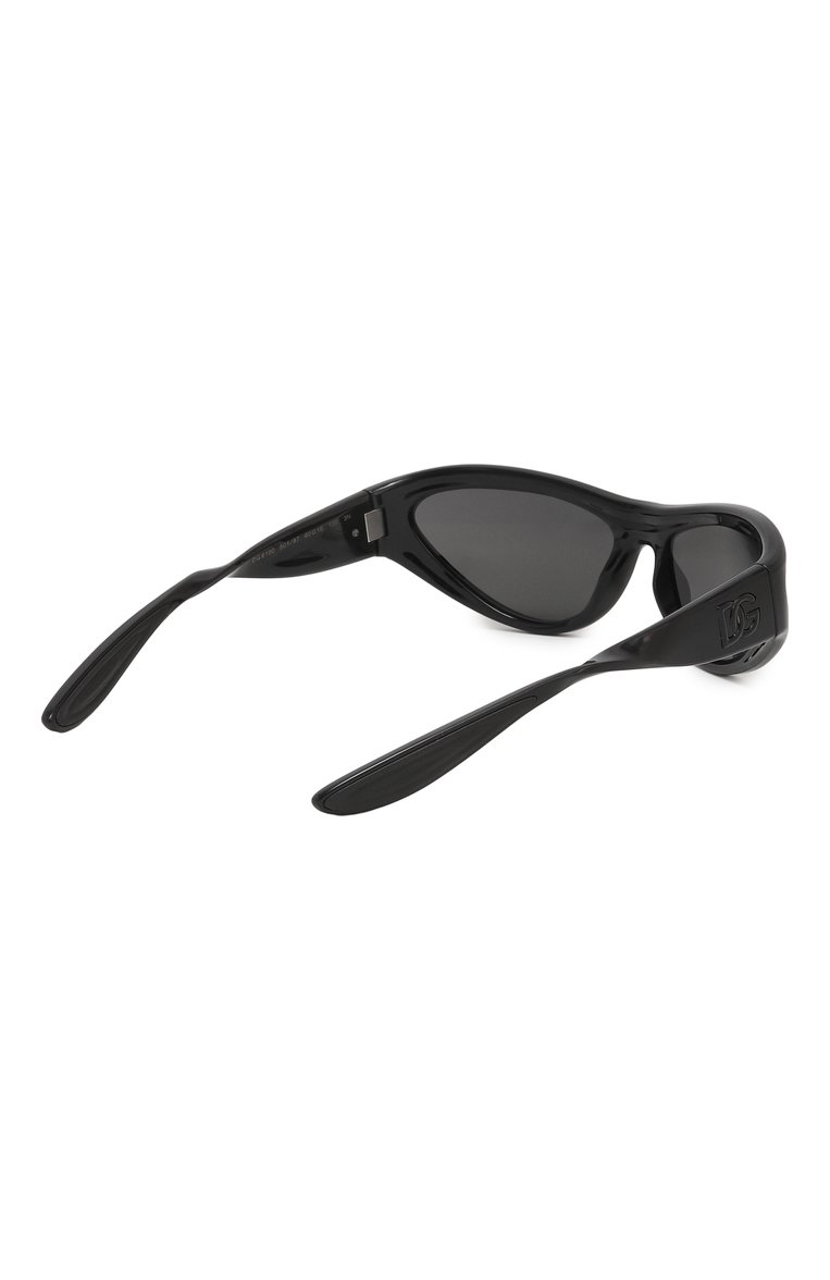 Женские солнцезащитные очки DOLCE & GABBANA черного цвета, арт. 6190-501/87 | Фото 4 (Нос: Не проставлено; Региональные ограничения белый список (Axapta Mercury): Не проставлено; Материал: Пластик; Тип очков: С/з; Очки форма: Маска, Узкие; Оптика Гендер: оптика-женское)