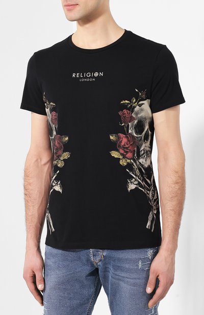 Хлопковая футболка RELIGION, арт. 48BSUF02, фото 3