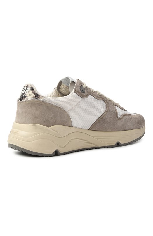 Комбинированные кроссовки Running Sole Golden Goose Deluxe Brand GWF00126.F007514 Бежевый  GWF00126.F007514 Фото 5