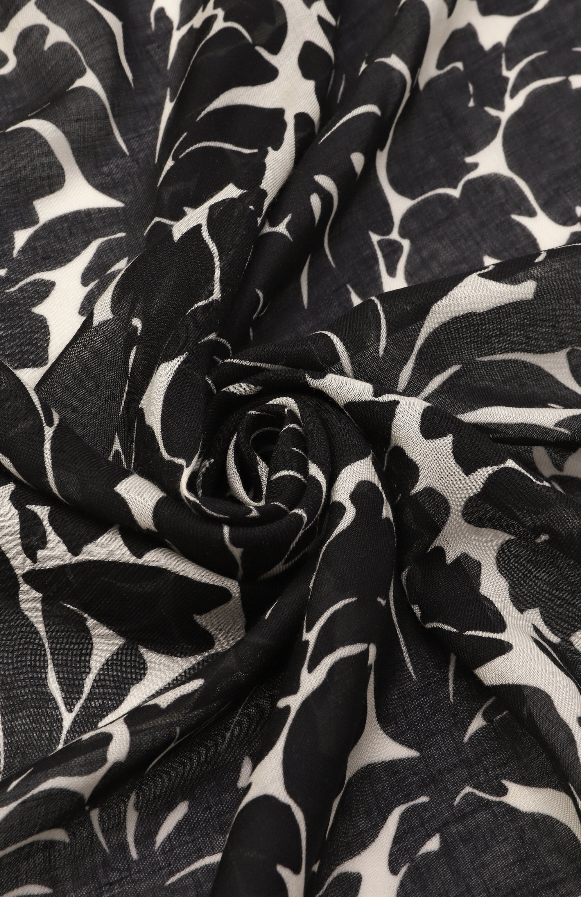 Шелковый палантин SAINT LAURENT, арт. 778612/3YP96, фото 3