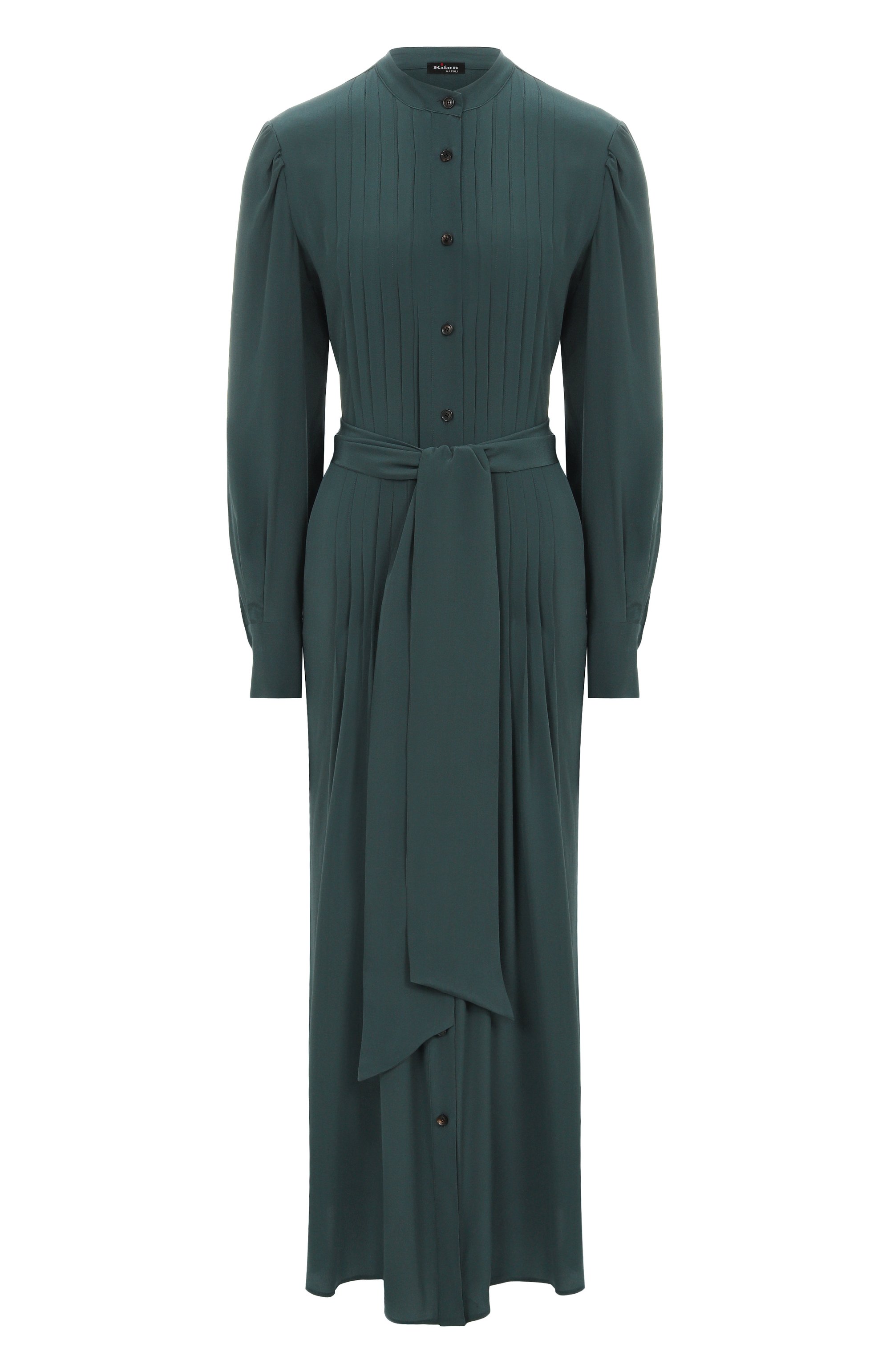 Шелковое платье KITON, арт. D58329K0972B13, фот�о 1