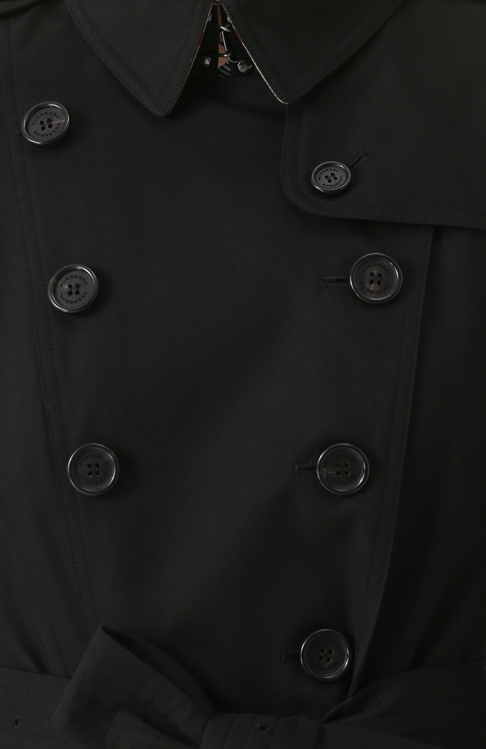 Хлопковый двубортный тренч с поясом BURBERRY, арт. 4013324, фото 5