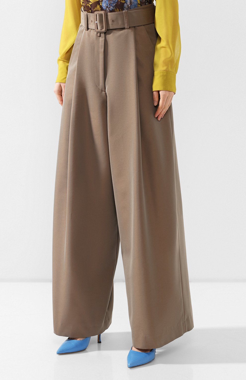Брюки с поясом DRIES VAN NOTEN, арт. 192-30942-8366, фото 3