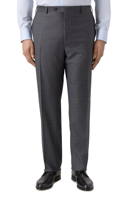 Костюм из шерсти и шелка Canali E11220/10 BX05604 Серый  E11220/10 BX05604 Фото 6
