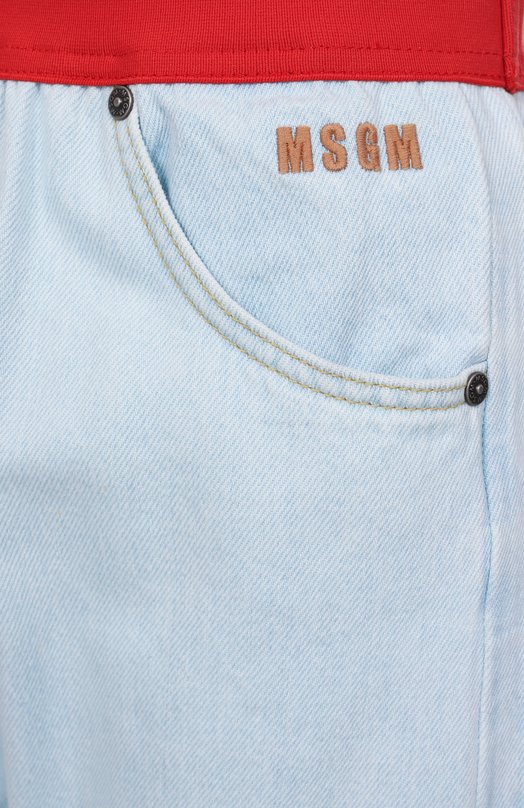 Джинсы MSGM 3842MDP236L 257238/257238 Голубой  3842MDP236L 257238/257238 Фото 6