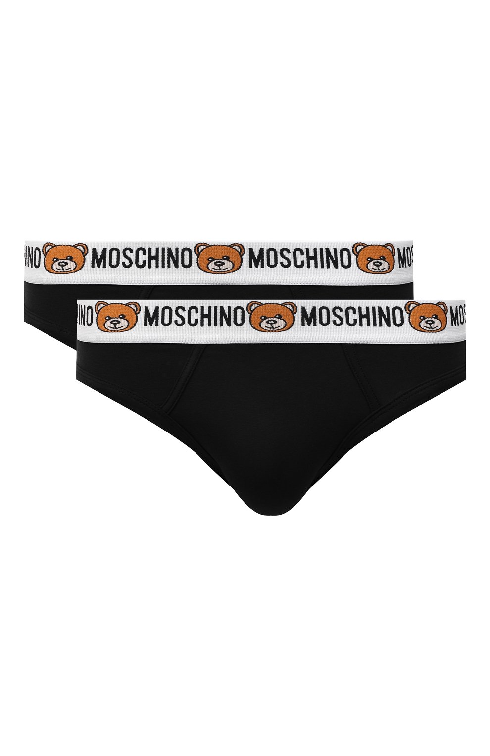 Комплект из двух брифов MOSCHINO черного цвета по цене 6825 руб., арт. A4746/8119, фото 1 Комплект из двух брифов MOSCHINO, арт. A4746/8119, фото 1