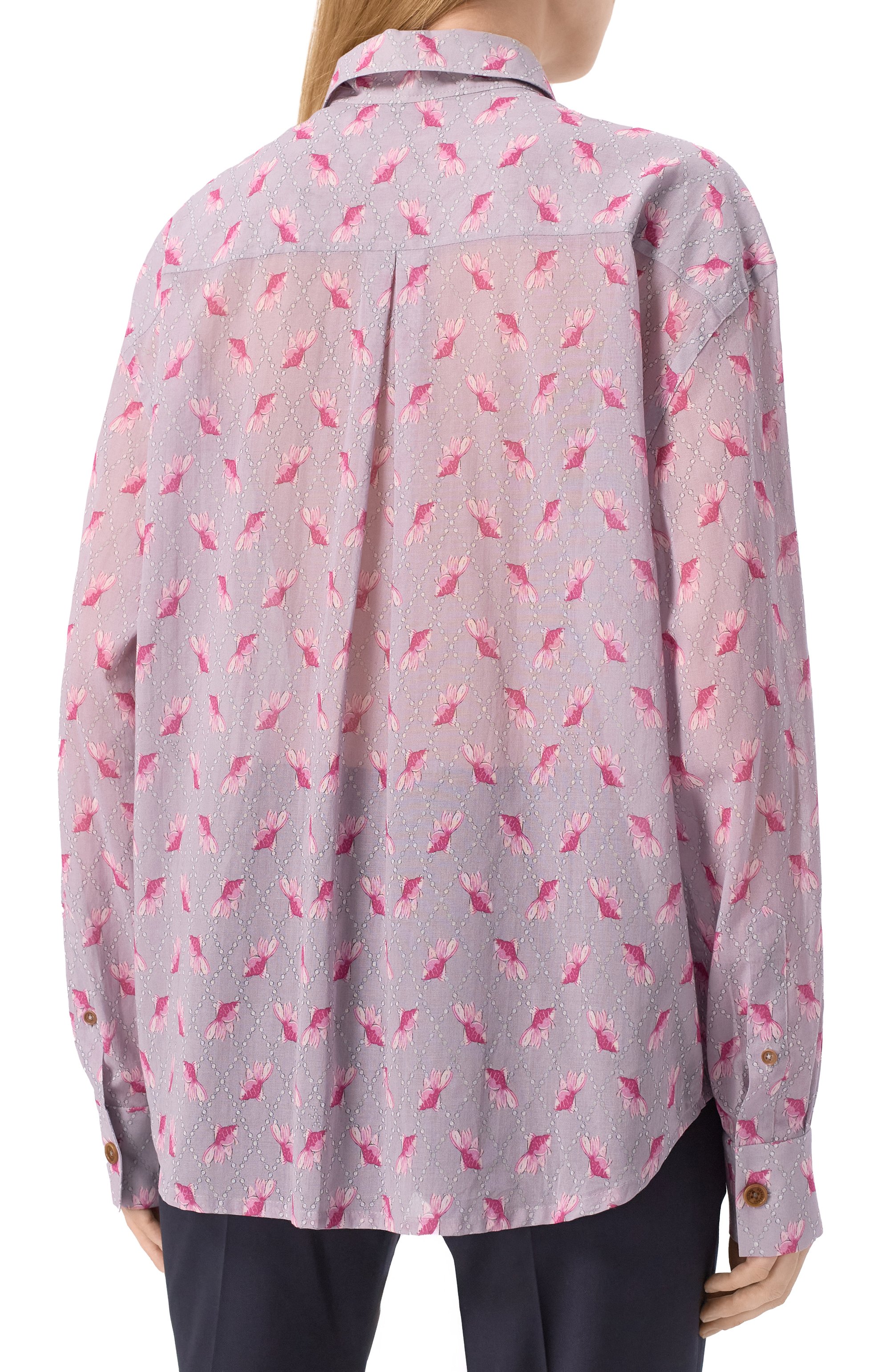 Хлопковая рубашка ULYANA SERGEENKO, арт. CAM001FW23PCLASS 2359Т24, фото 4