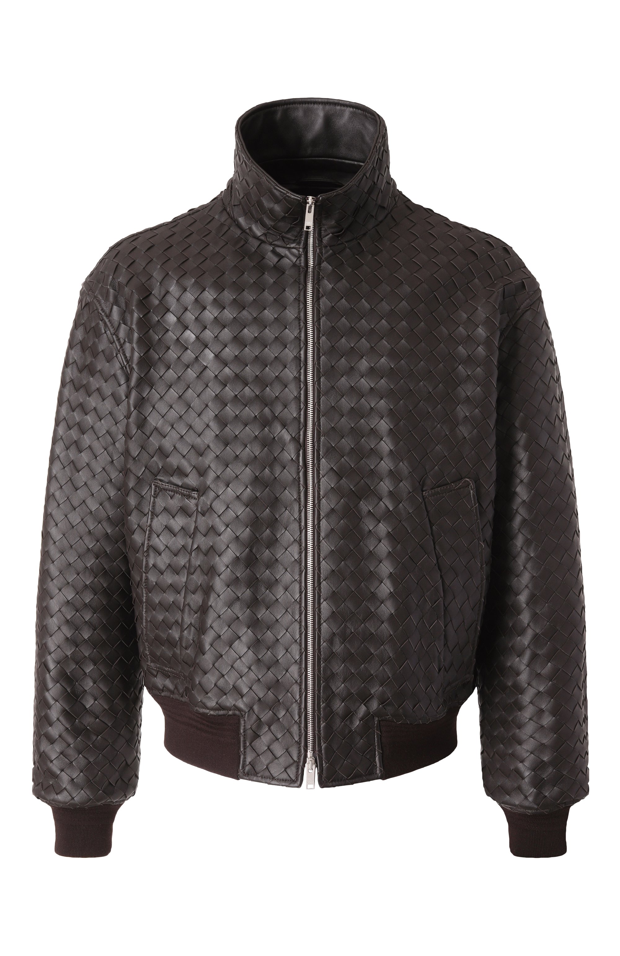 Кожаный бомбер BOTTEGA VENETA, арт. 811525/V2JG0, фото 1