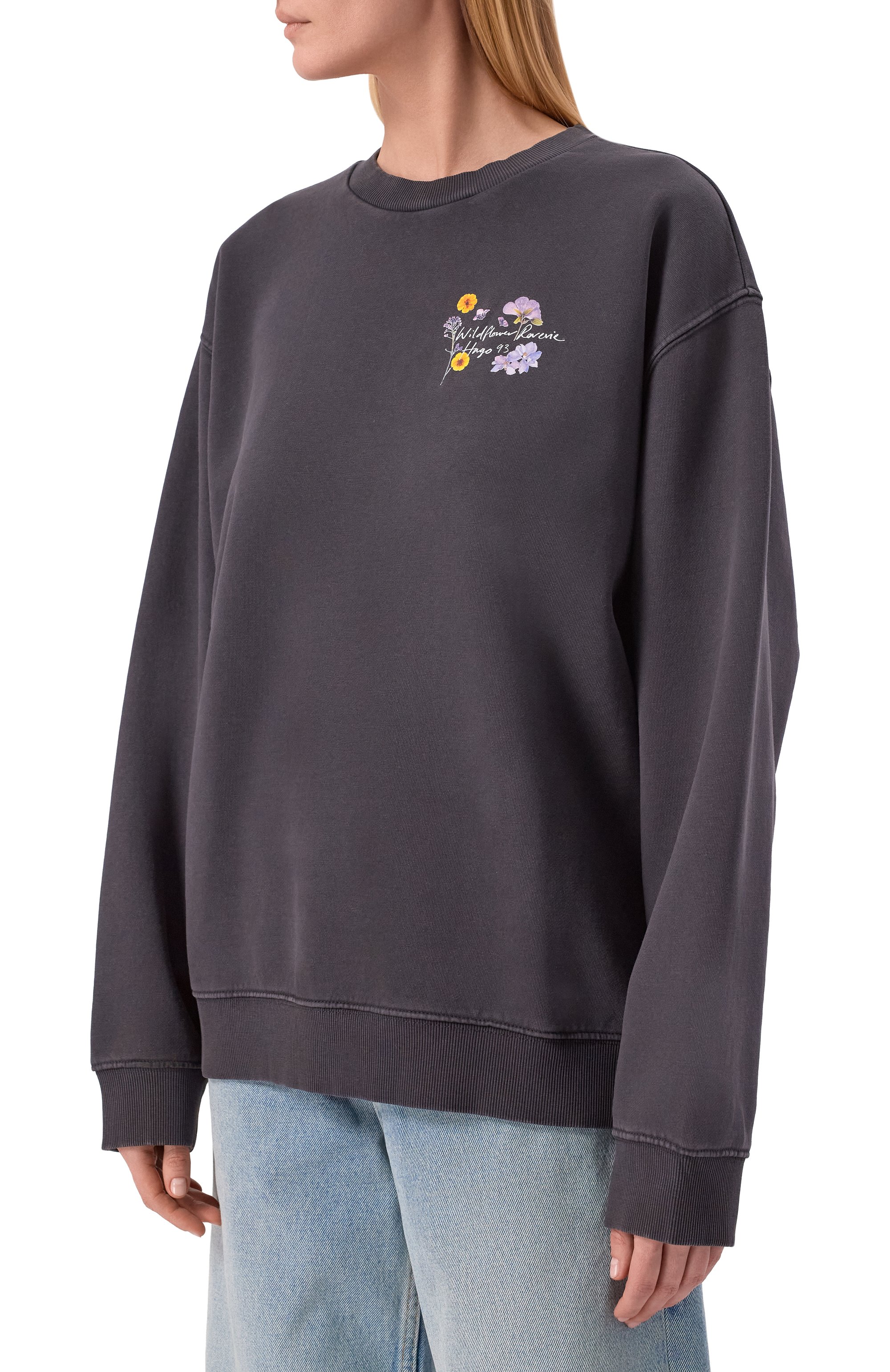 Хлопковый свитшот HUGO, арт. 50561052, фото 3