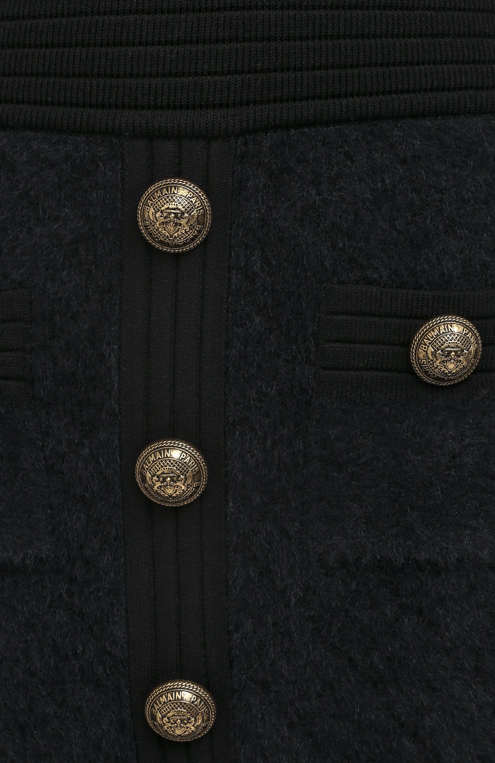 Платье BALMAIN черного цвета по цене 178500 руб., арт. UF06332/K113, фото 5 Платье BALMAIN, арт. UF06332/K113, фото 5