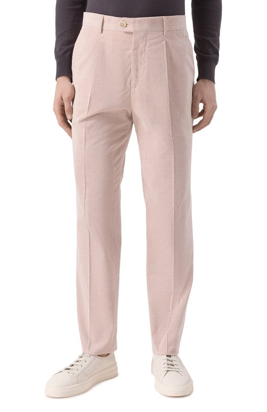Вельветовые брюки Brunello Cucinelli MH257E1450 Розовый  MH257E1450 Фото 3