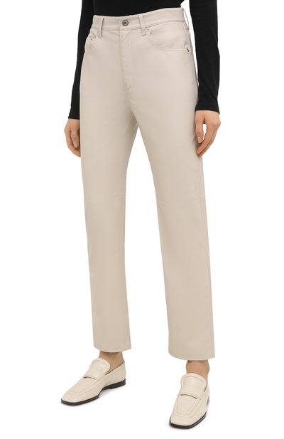 Брюки NANUSHKA, арт. VINNI_CREME_VEGAN LEATHER, фото 3