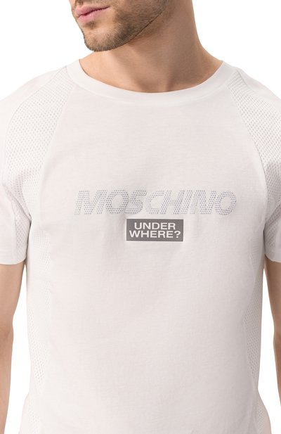 Хлопковая футболка MOSCHINO, арт. A0707/4305, фото 5