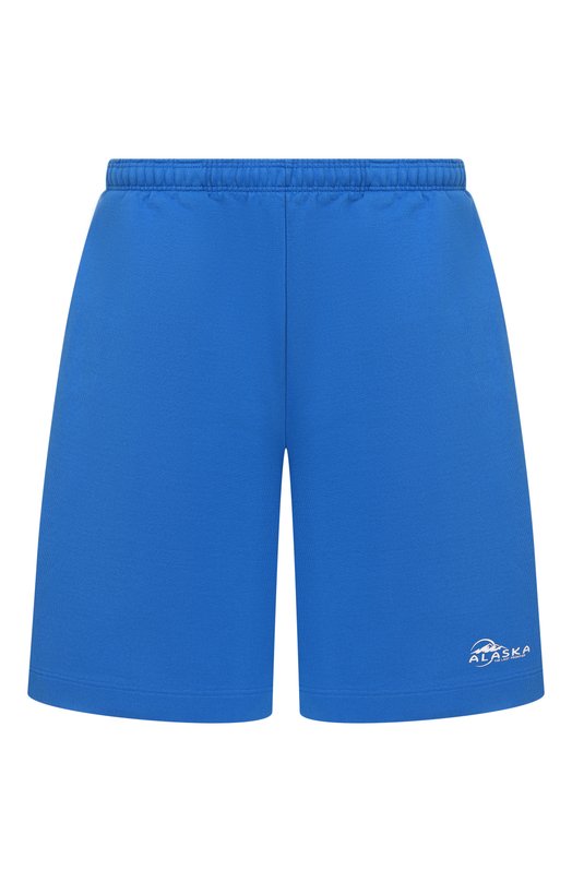 Хлопковые шорты VETEMENTS ME76SS257A/1200 LIGHT JERSEY Синий ME76SS257A/1200 LIGHT JERSEY