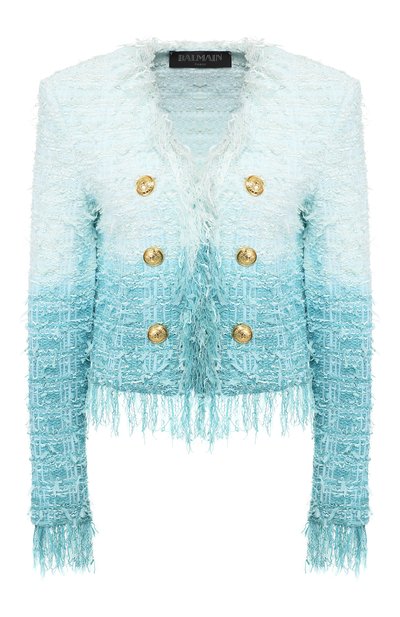 Женский буклированный жакет BALMAIN, арт. RF17617/K299